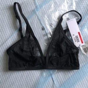 Calvin Klein Sheer Marquisette Unlined Bra